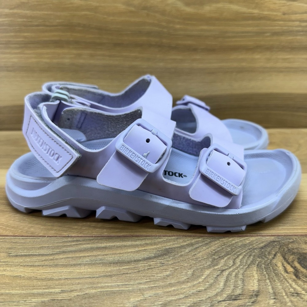 Birkenstock Mogami Milano Sandals Girls 2 EU 33 Lilac Casual Travel Walking Flat